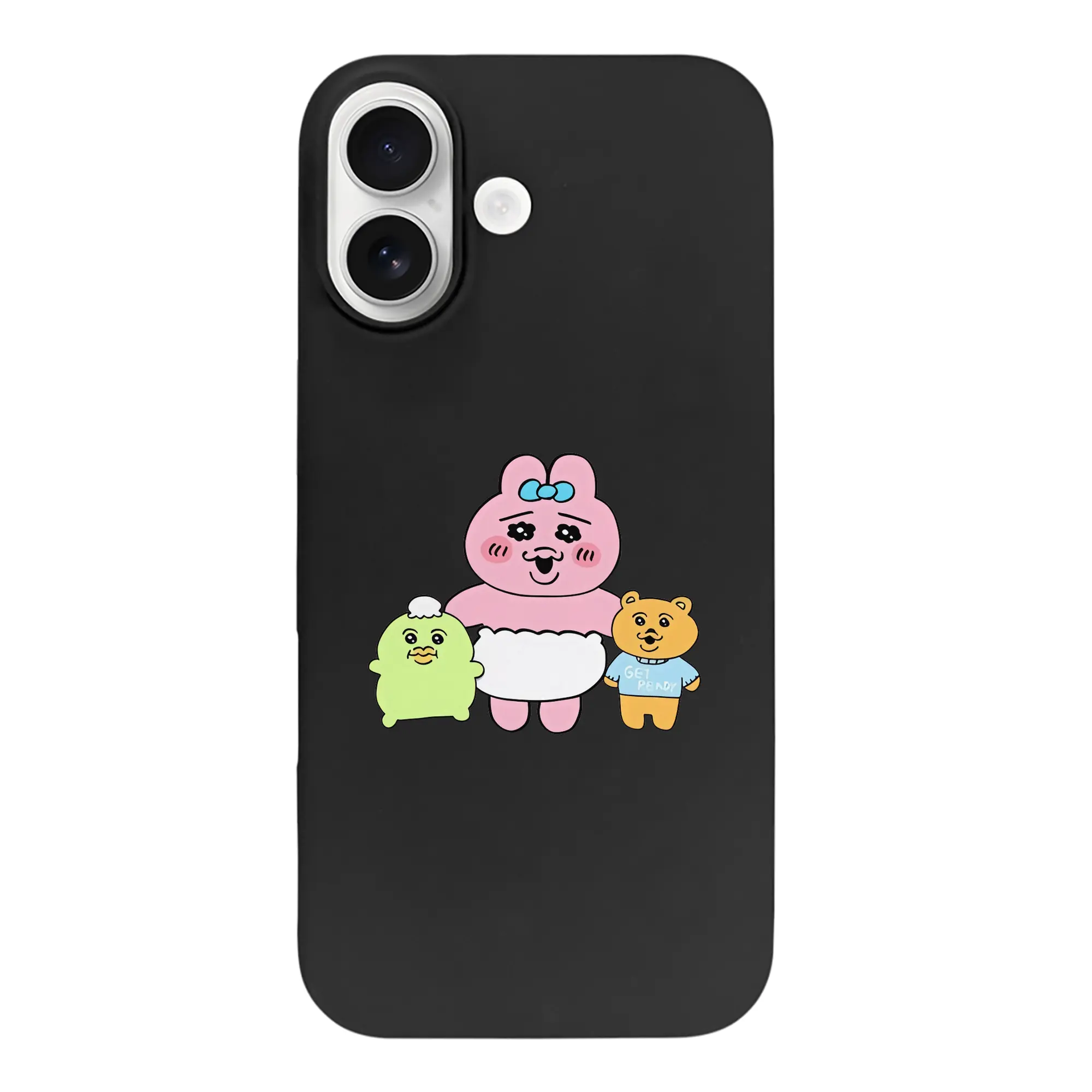 おぱんちゅうさぎ グッズ おぱんちゅうさぎ - iPhone 17 シリーズ シリコンケース 薄型 耐衝撃 指紋防止 ソフトタッチカバー 精密フィット 傷防止 保護ケース iPhone 17/17 Air/17 Pro/17 Pro Max 対応